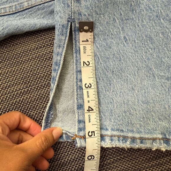 Abercrombie & Fitch The 90s Straight Ultra High Rise Curve Love Jeans Size 32/14 - Picture 9 of 9